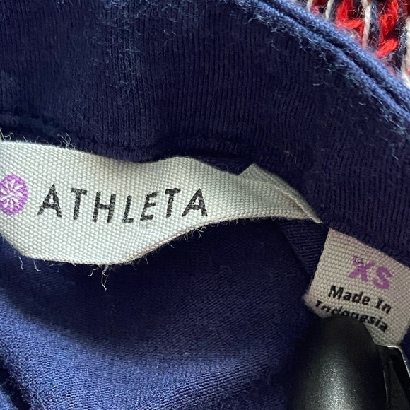 Athleta Navy Ruched Stretchy Tulip Tank Dress, XS - Picture 10 of 14